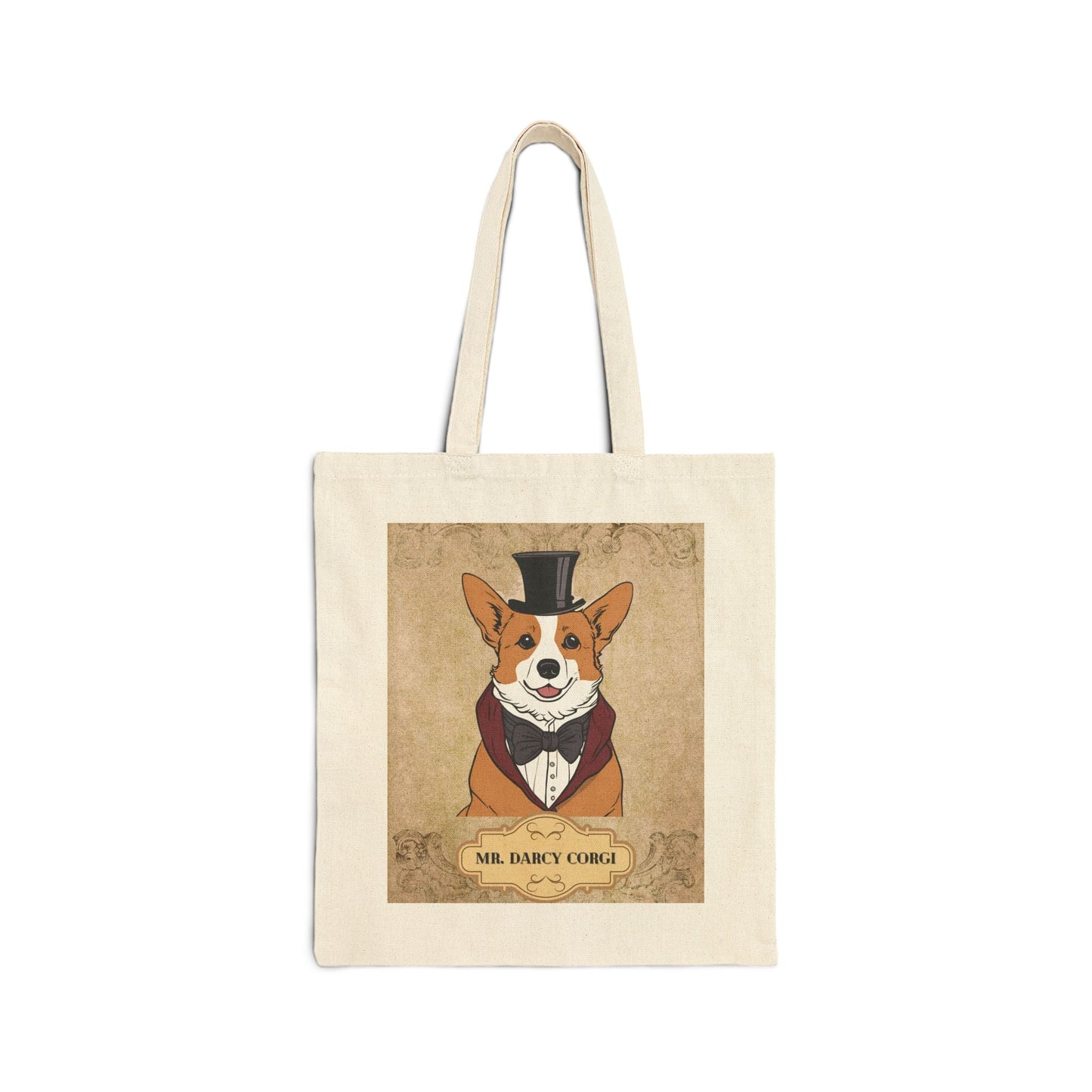 Corgi Cotton Canvas Tote Bag - Novel Paws