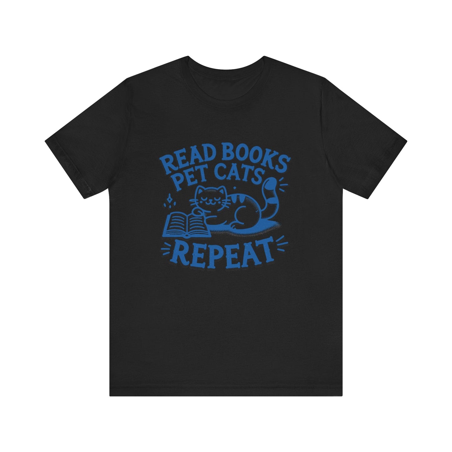 Cat Book Lover Tee