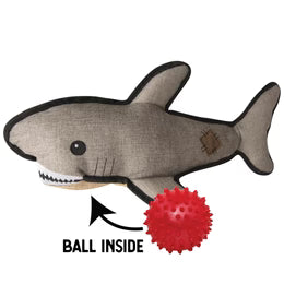 SnugArooz Saul the Shark w/ Rubber Spikey Ball 19"