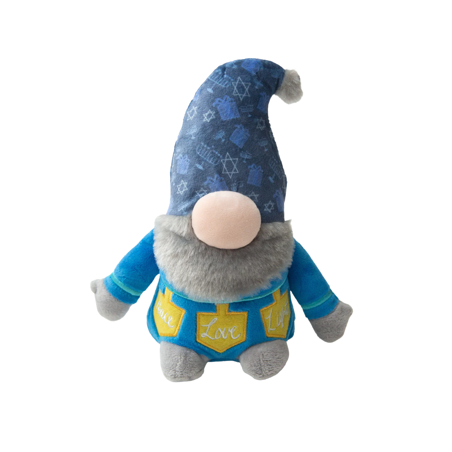 SnugArooz Hanukkah Gnome Dog Toy – 10"