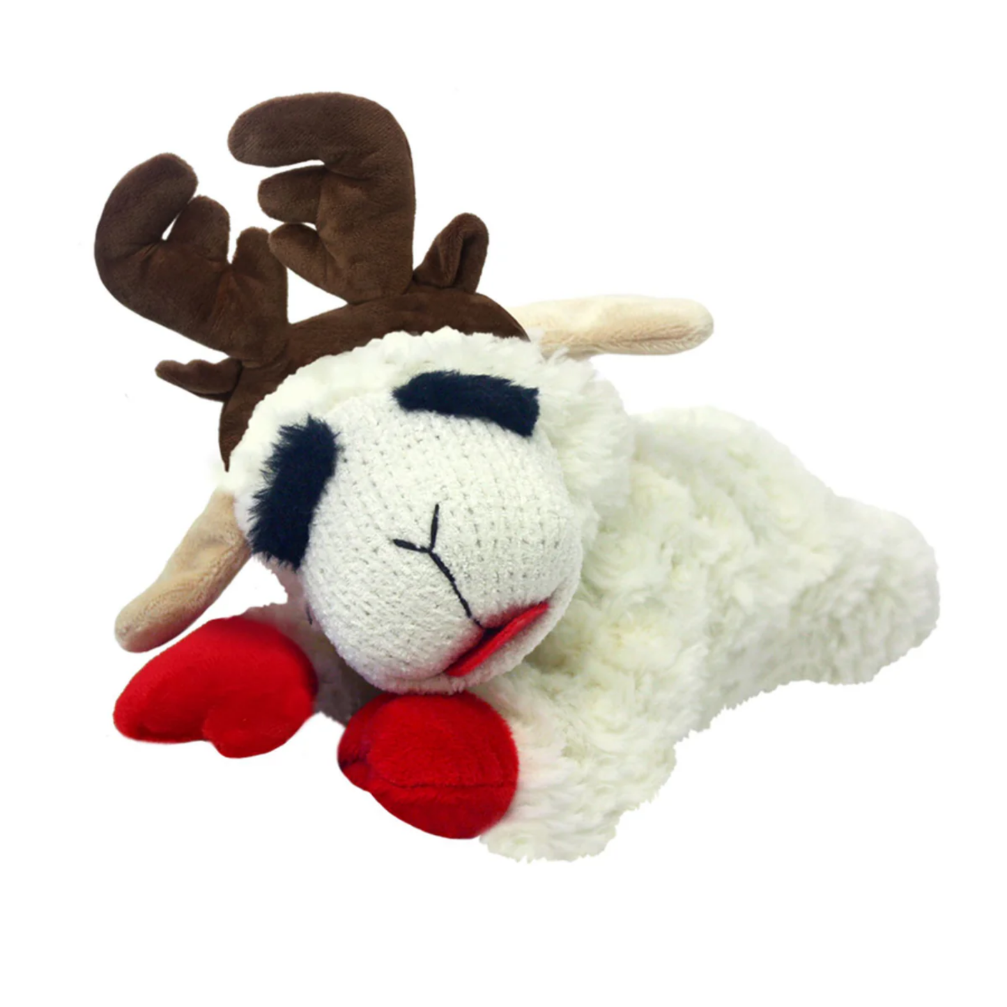 Multipet Holiday Lamb Chop Dog Toy – 10.5" - Novel Paws