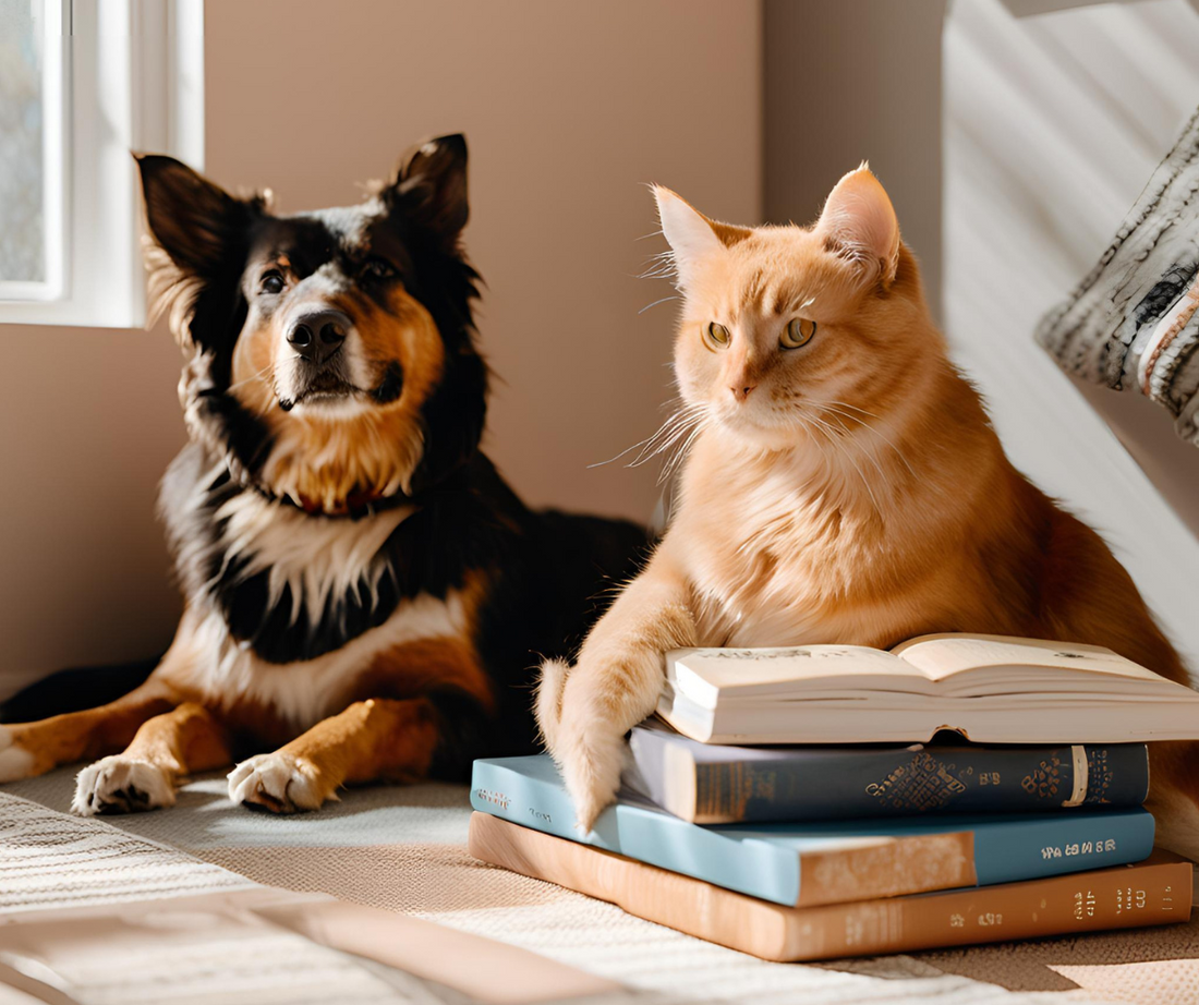 The Benefits of Surrounding Yourself with Books and Pets