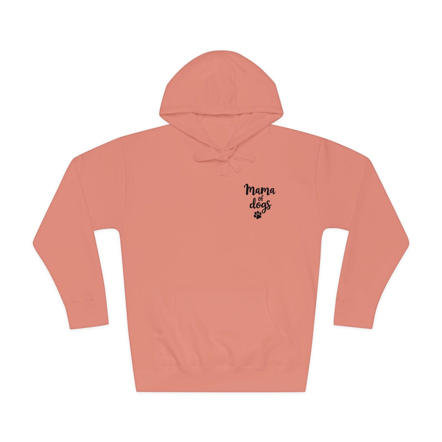 Mama of Dogs Embroidered Hoodie for Dog Moms – Cozy Pullover Sweatshirt