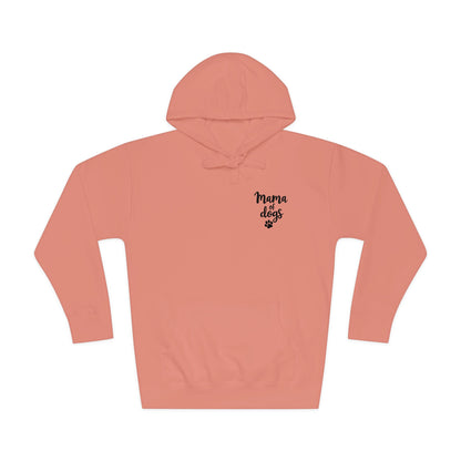 Mama of Dogs Embroidered Hoodie for Dog Moms – Cozy Pullover Sweatshirt