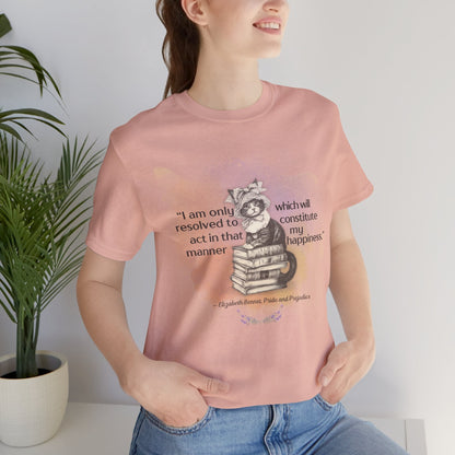 Elizabeth Bennet Cat T-Shirt 