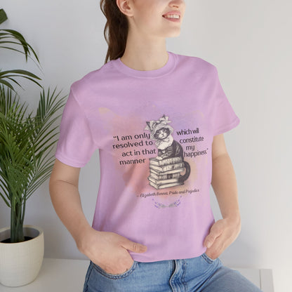 Elizabeth Bennet Cat T-Shirt 