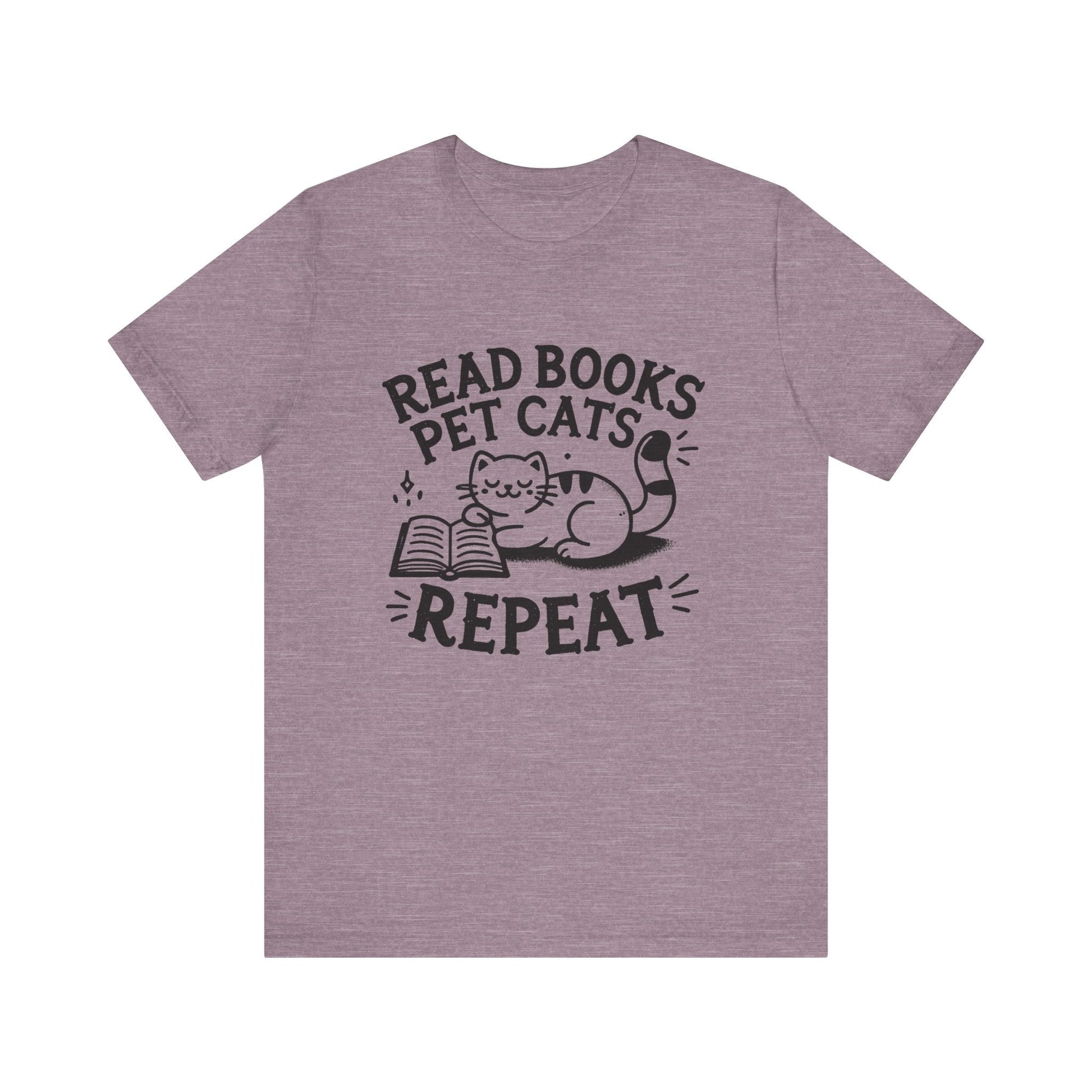 Cat Book Lover Tee