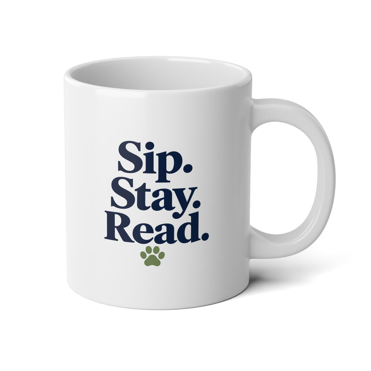 Paws to Read Mug – Sip. Stay. Read. | 20 oz
