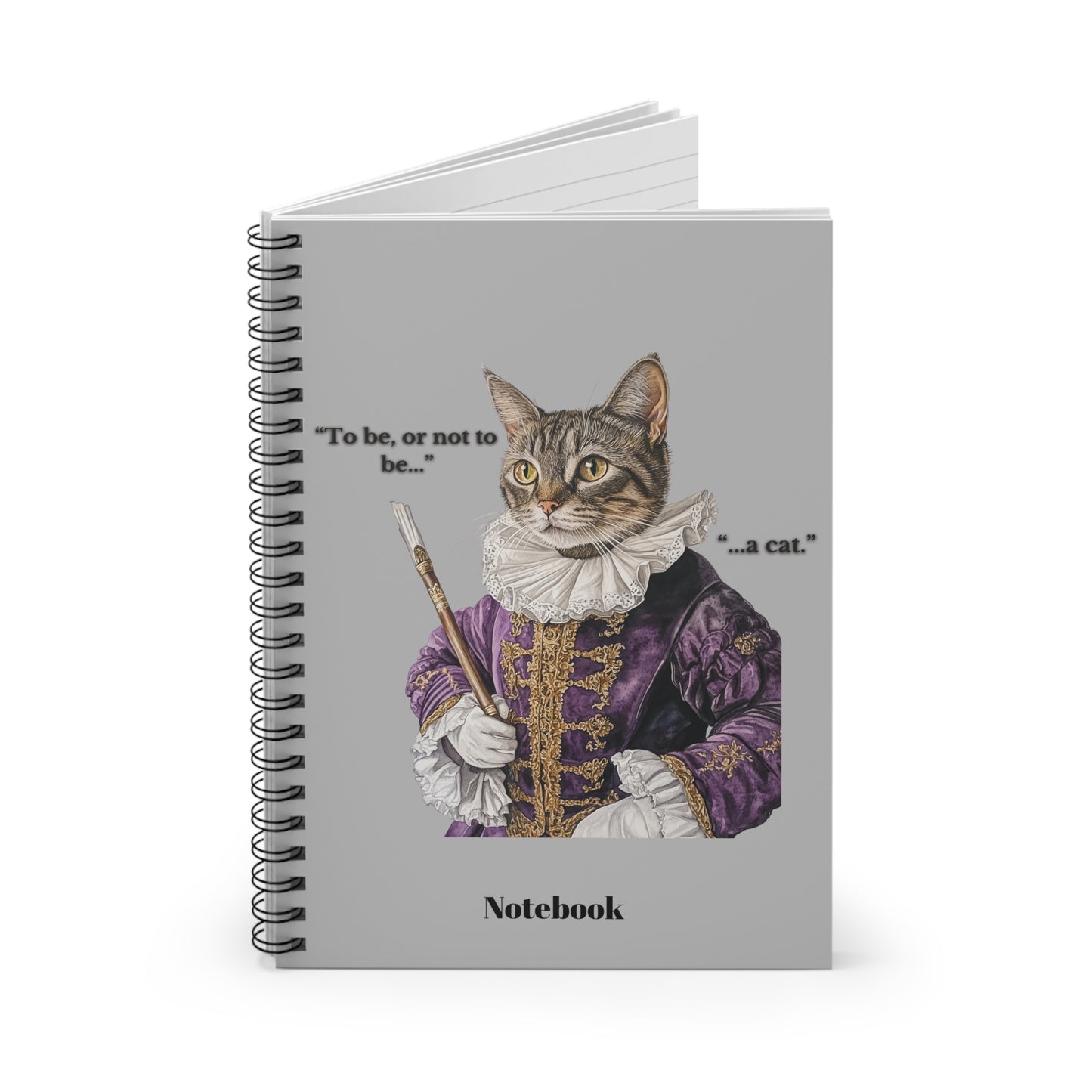 Shakespeare Cat Notebook