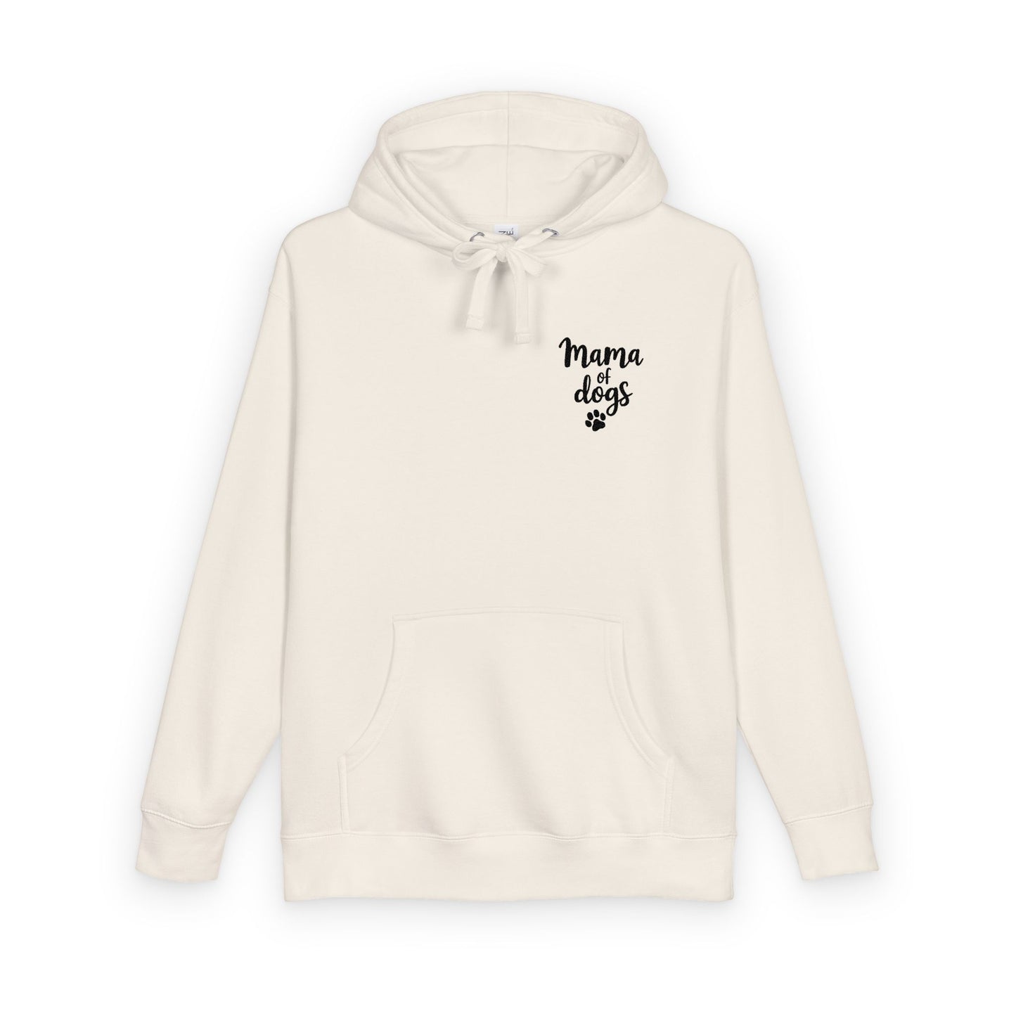 Mama of Dogs Embroidered Hoodie for Dog Moms – Cozy Pullover Sweatshirt