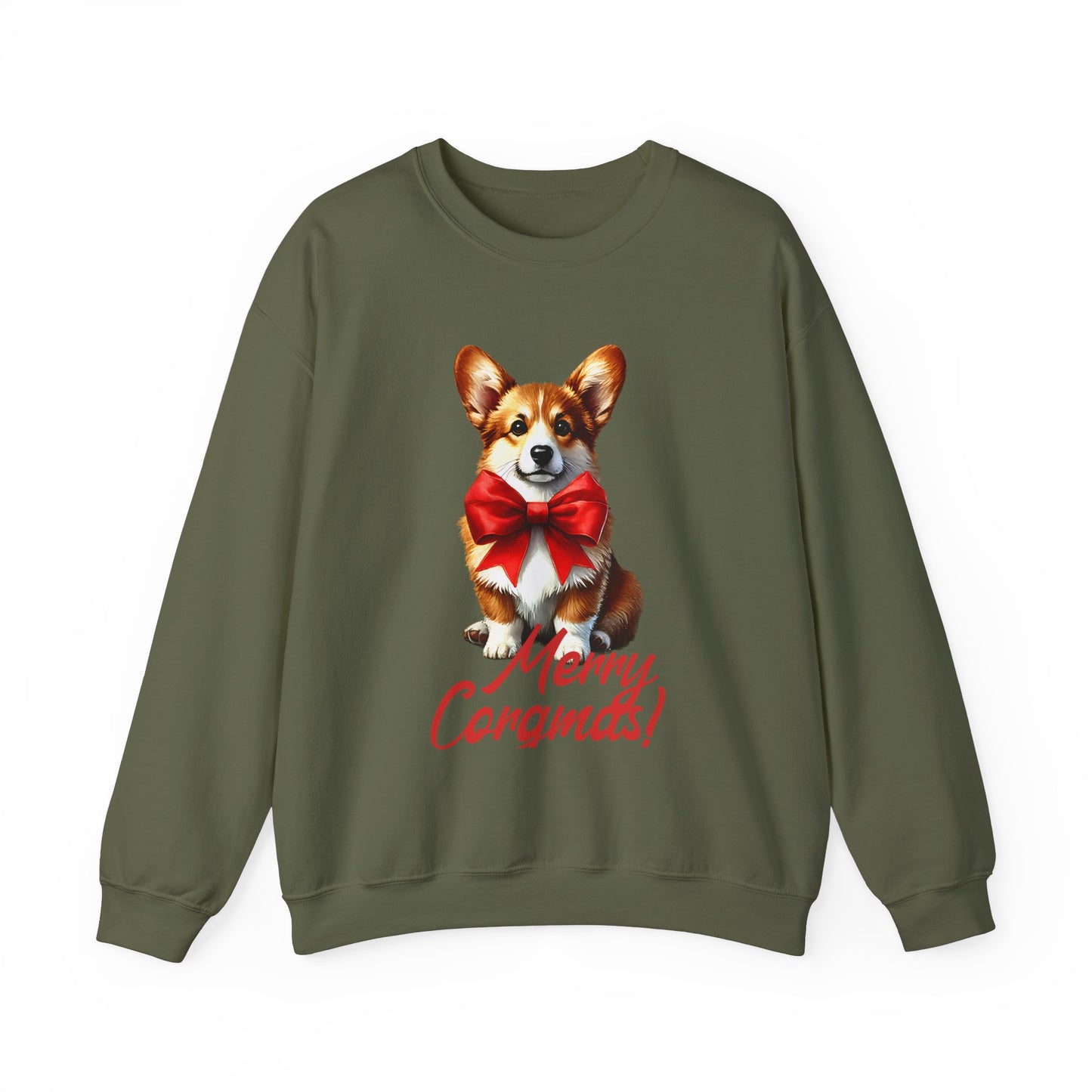 Christmas Corgi Sweatshirt - Unisex Heavy Blend™ Crewneck