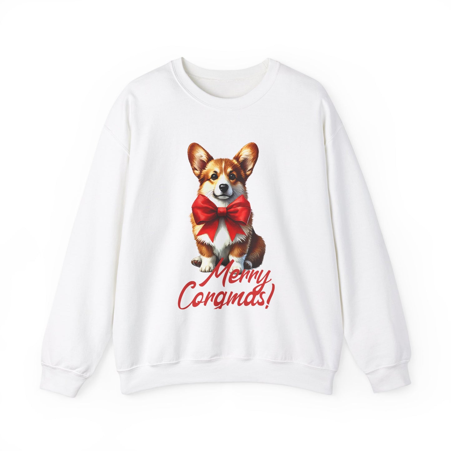 Christmas Corgi Sweatshirt - Unisex Heavy Blend™ Crewneck