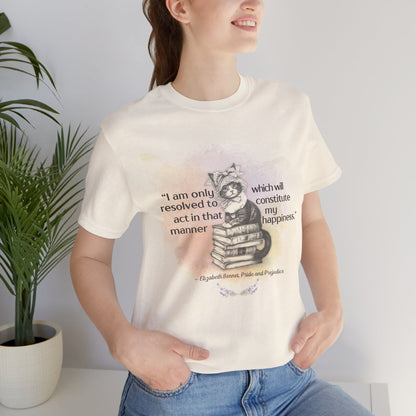 Elizabeth Bennet Cat T-Shirt 