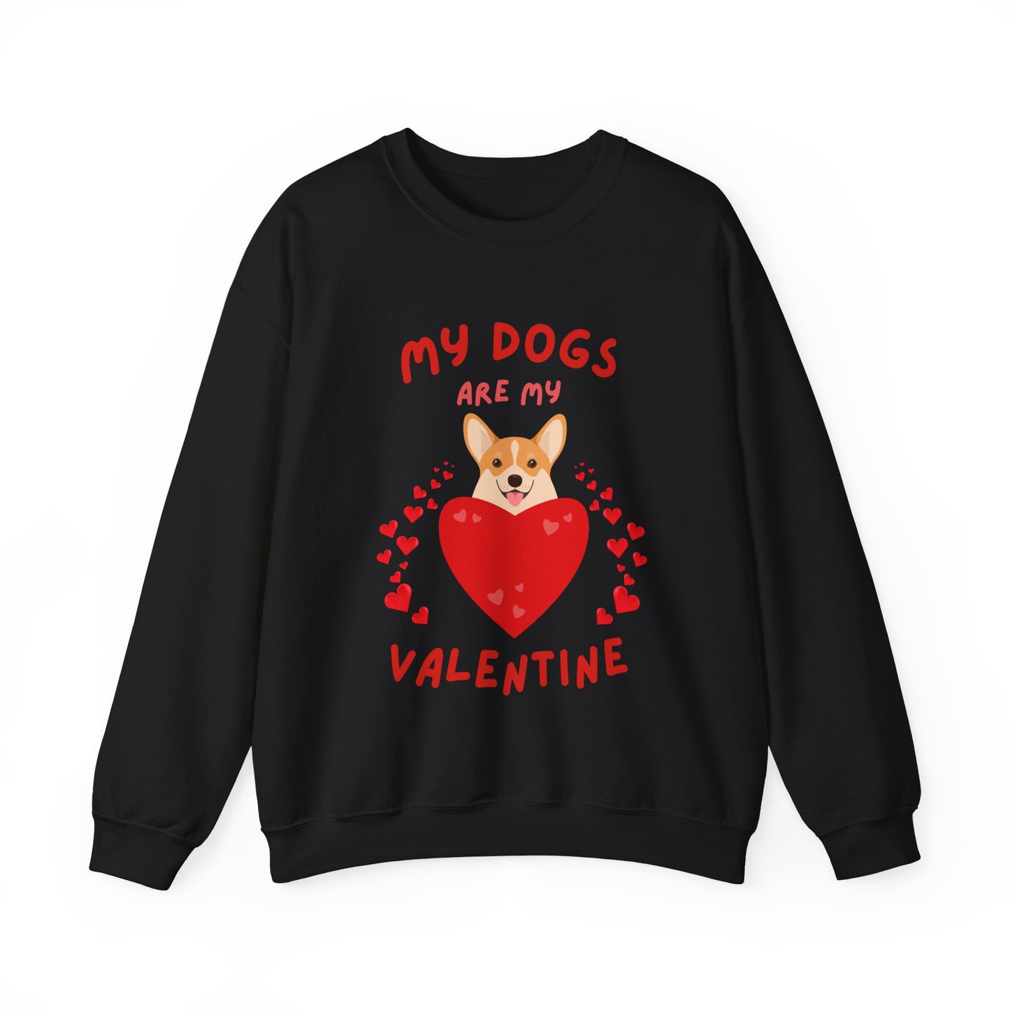 Valentine's Dog Crewneck Sweatshirt