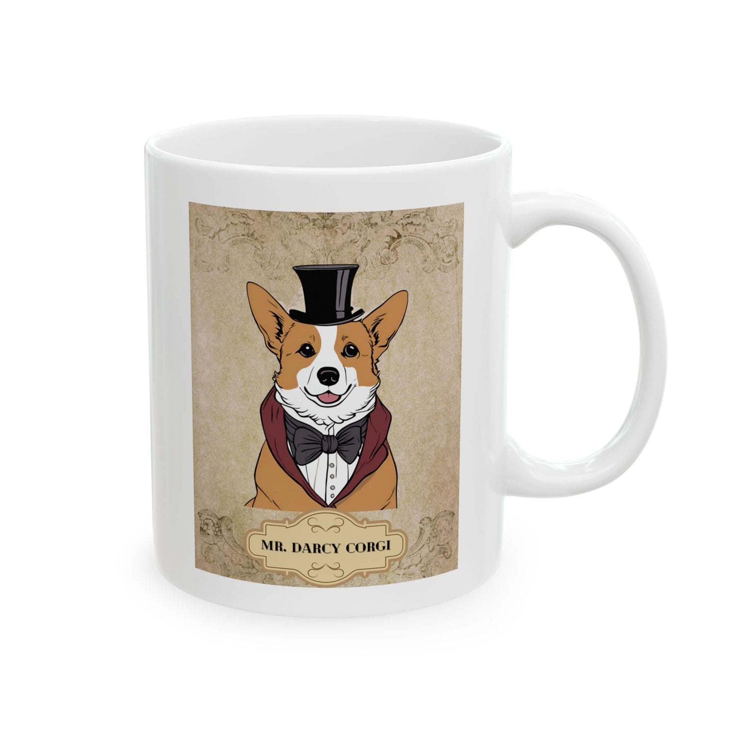 Corgi Mr. Darcy Mug