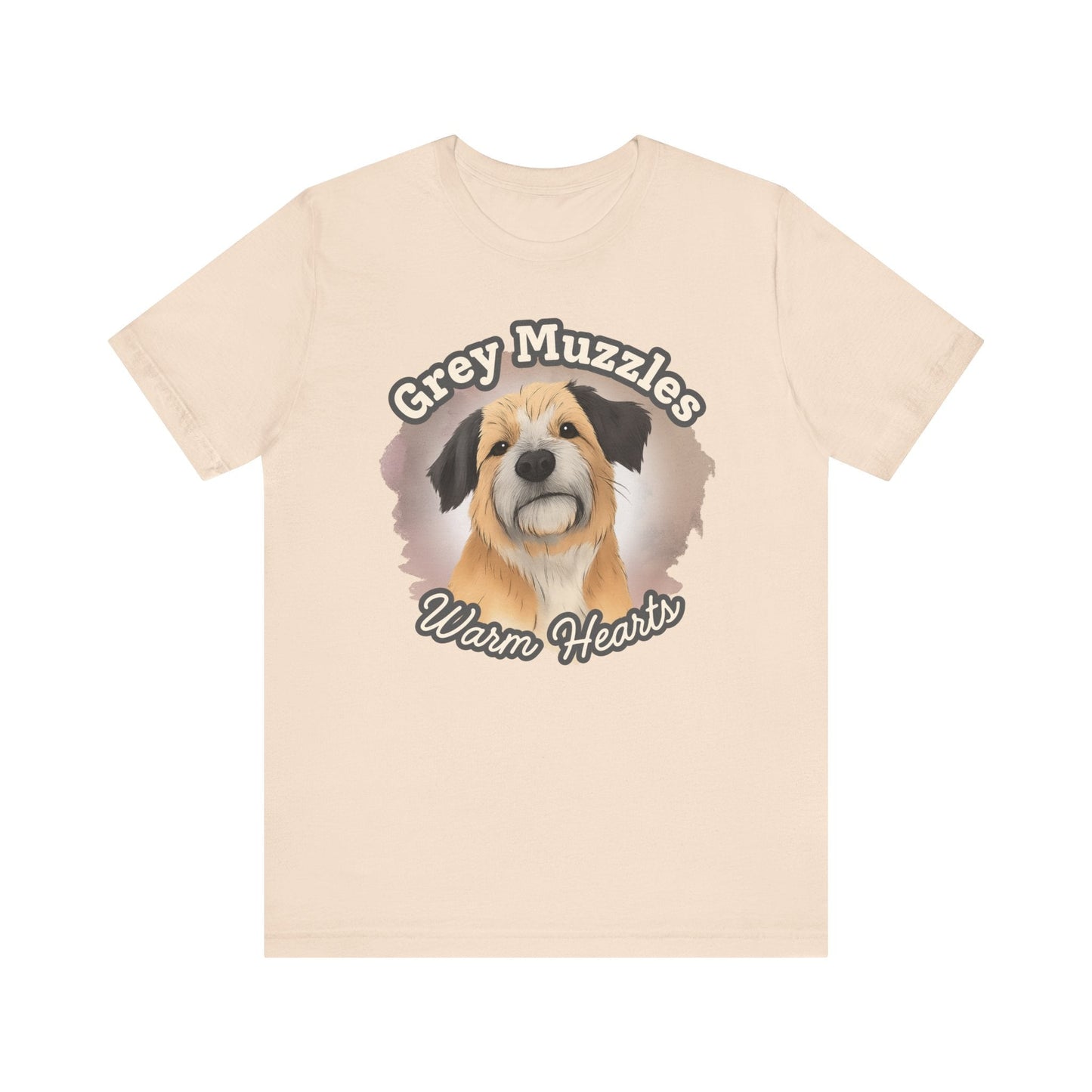Grey Muzzles Warm Hearts Senior Dog Tee