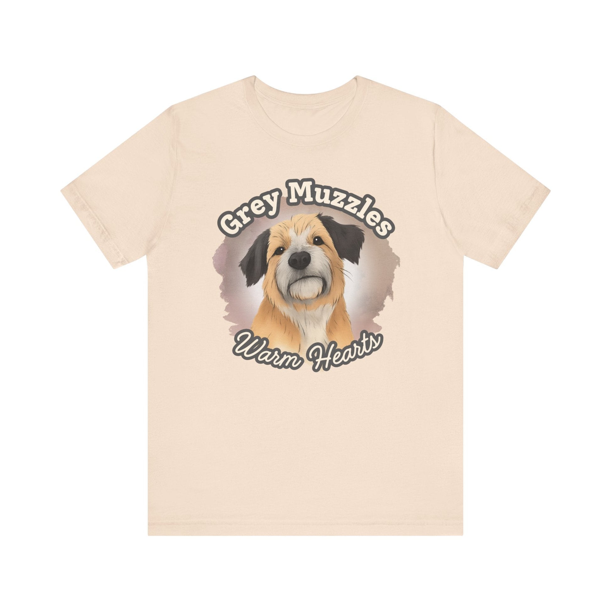 Grey Muzzles Warm Hearts Senior Dog Tee