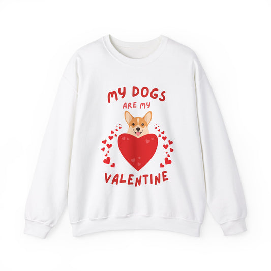 Valentine's Dog Crewneck Sweatshirt