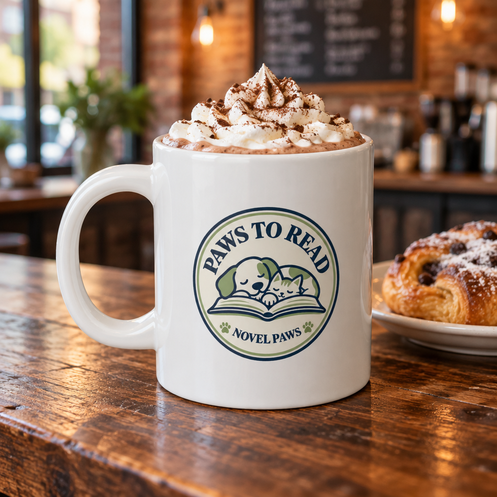 Paws to Read Mug – Sip. Stay. Read. | 20 oz