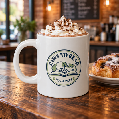 Paws to Read Mug – Sip. Stay. Read. | 20 oz