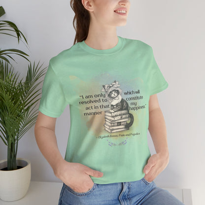 Elizabeth Bennet Cat T-Shirt 