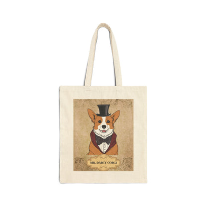 Corgi Cotton Canvas Tote Bag - Novel Paws