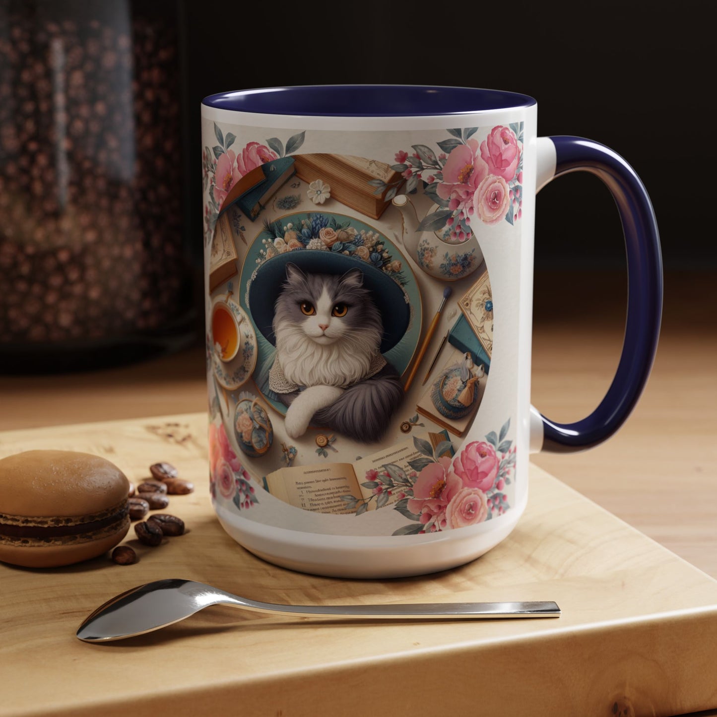 Cat Tea/Coffee Lover Accent Mug, "I will be calm...."