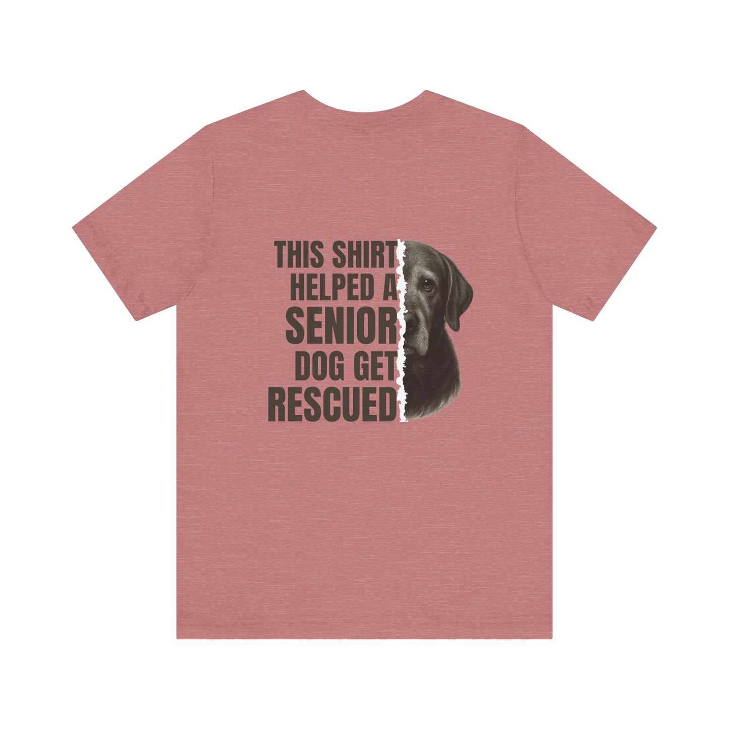 Senior Dog Rescue Shirt – Pause for a Cause Charity Tee