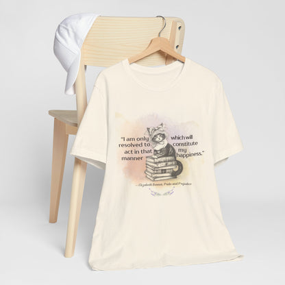 Elizabeth Bennet Cat T-Shirt 