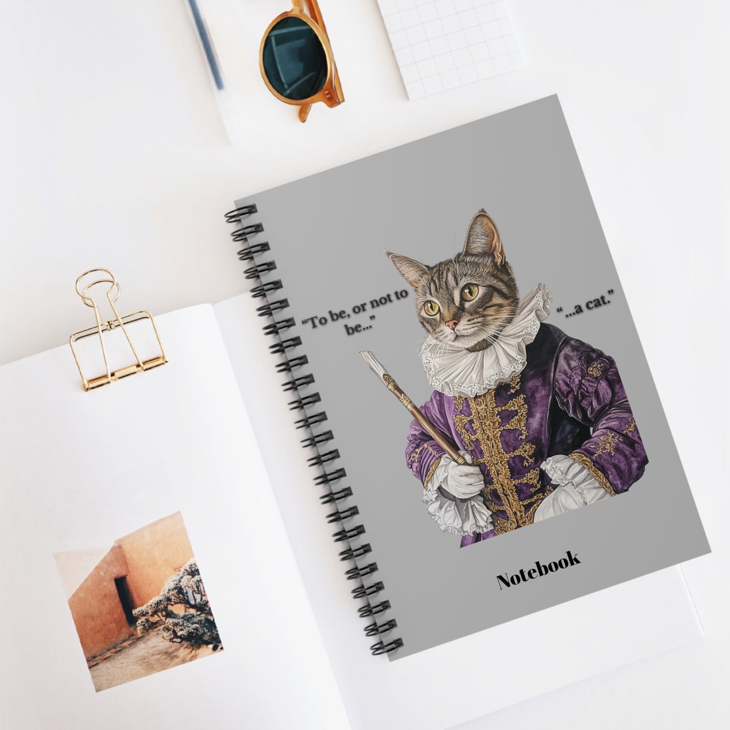 Shakespeare Cat Notebook