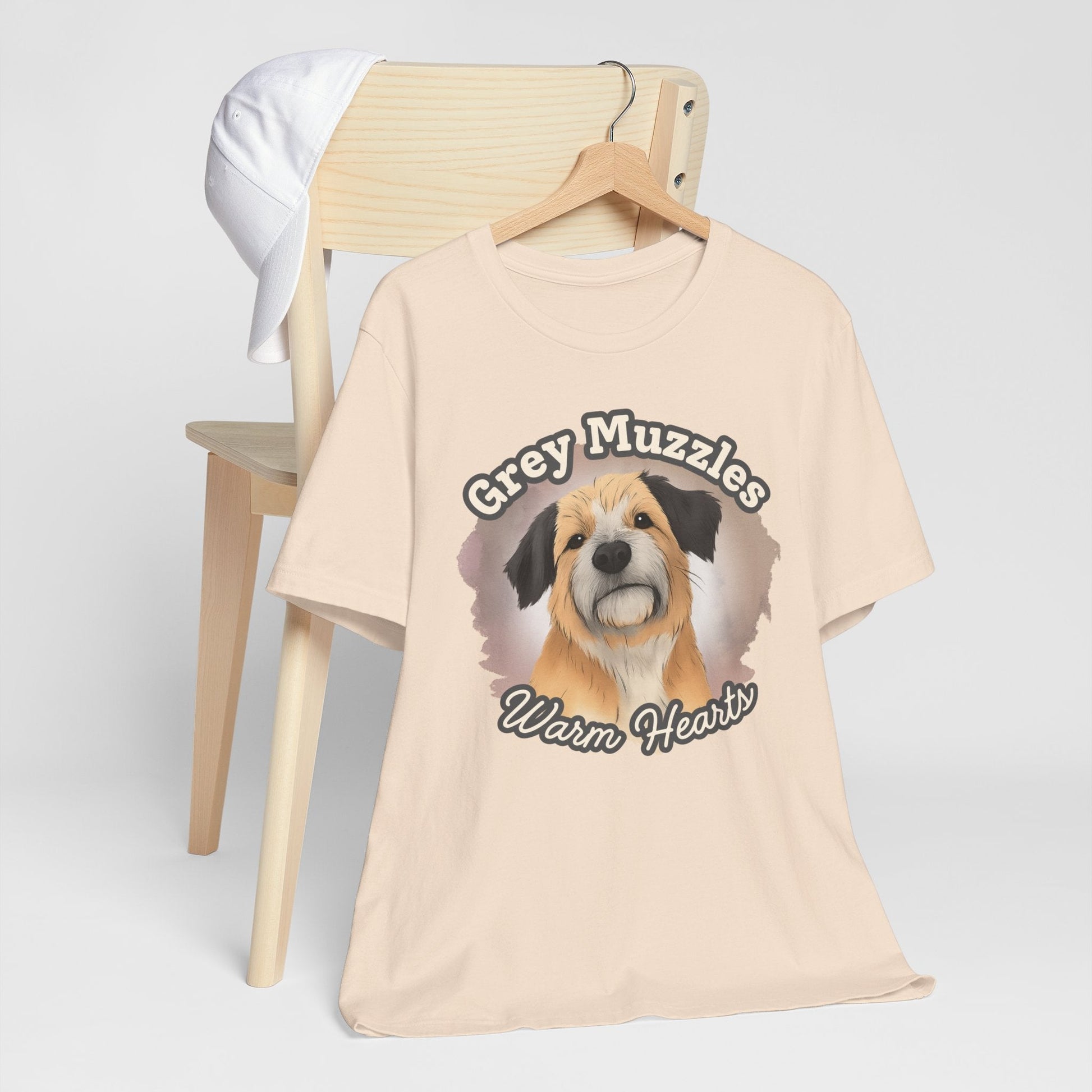 Grey Muzzles Warm Hearts Senior Dog Tee
