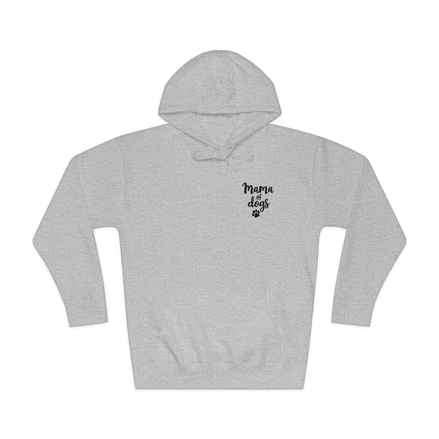 Mama of Dogs Embroidered Hoodie for Dog Moms – Cozy Pullover Sweatshirt