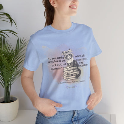 Elizabeth Bennet Cat T-Shirt 