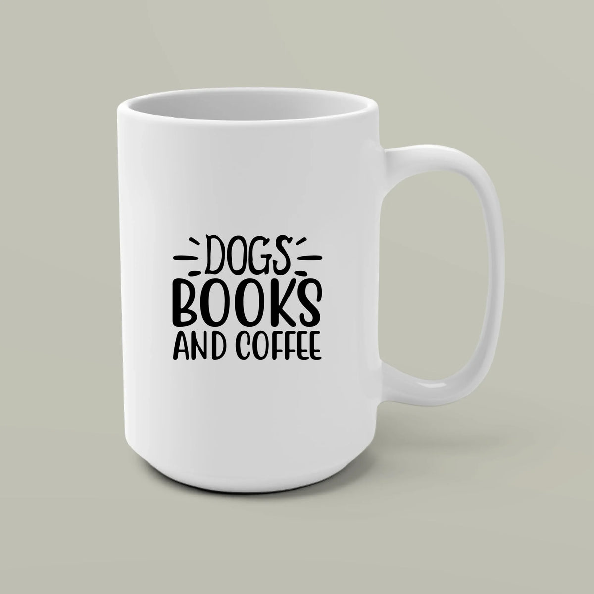 Personalized Reading Buddy Dog Mug -15oz