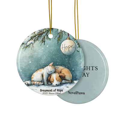 Animal Rescue Holiday Ornament – Hope Lights the Way