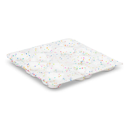 Messy Mutts Silicone Bake & Freeze Treat Mold – Heart Confetti 9”x9” - Novel Paws