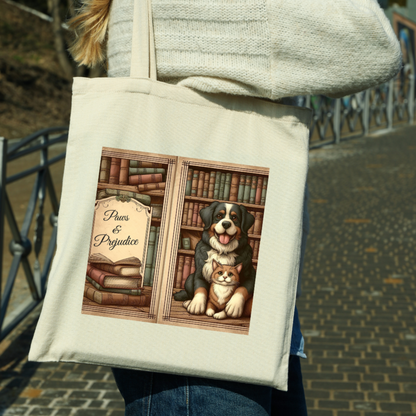 Paws & Prejudice Tote Bag 